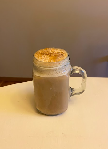 My yummy drink was a leveled-up latte perfect for fall.