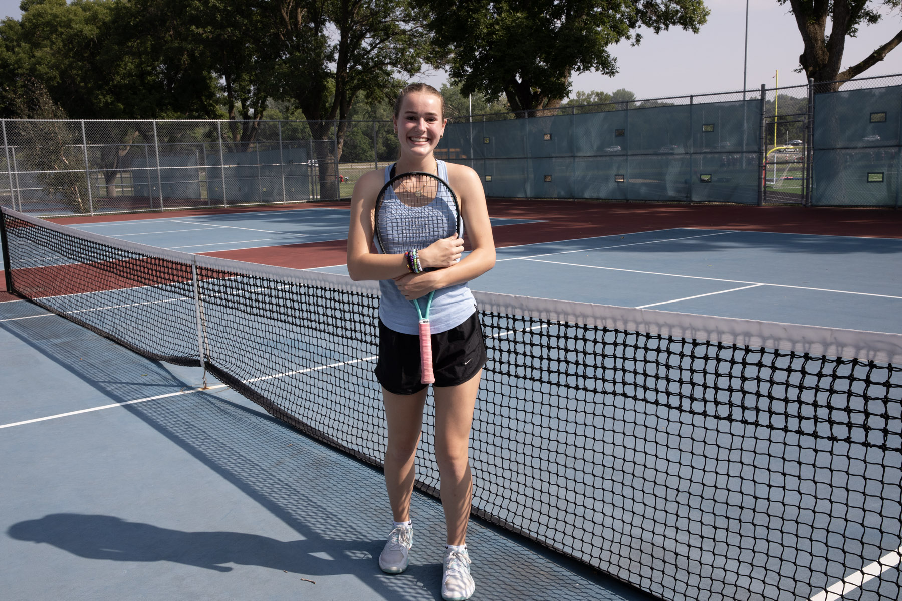 Betsy Haft is a junior member of the LHS girls tennis team (Used with permission by LHS Tennis).
