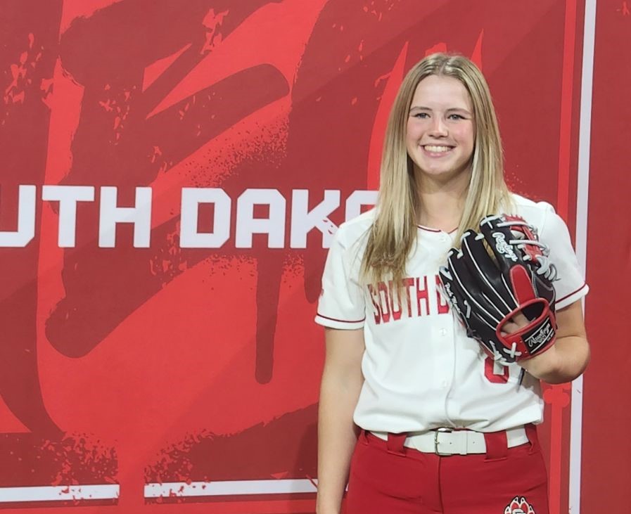 Madison Evans is committed to play softball at USD in the Fall of 2024. 