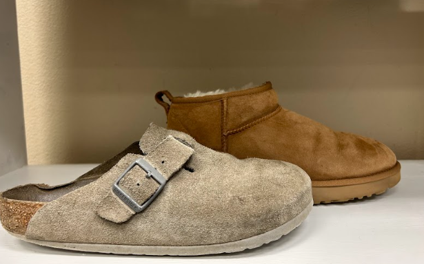 Which do you prefer, the Birkenstock clog or the ultra mini Ugg boot?