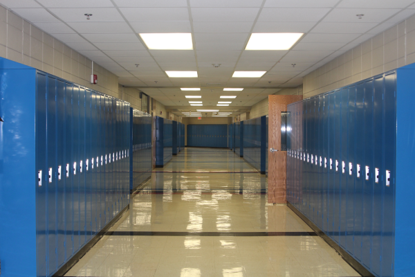 Newly constructed high schools often do not include lockers anymore, due to the usage of students lowering each year. 