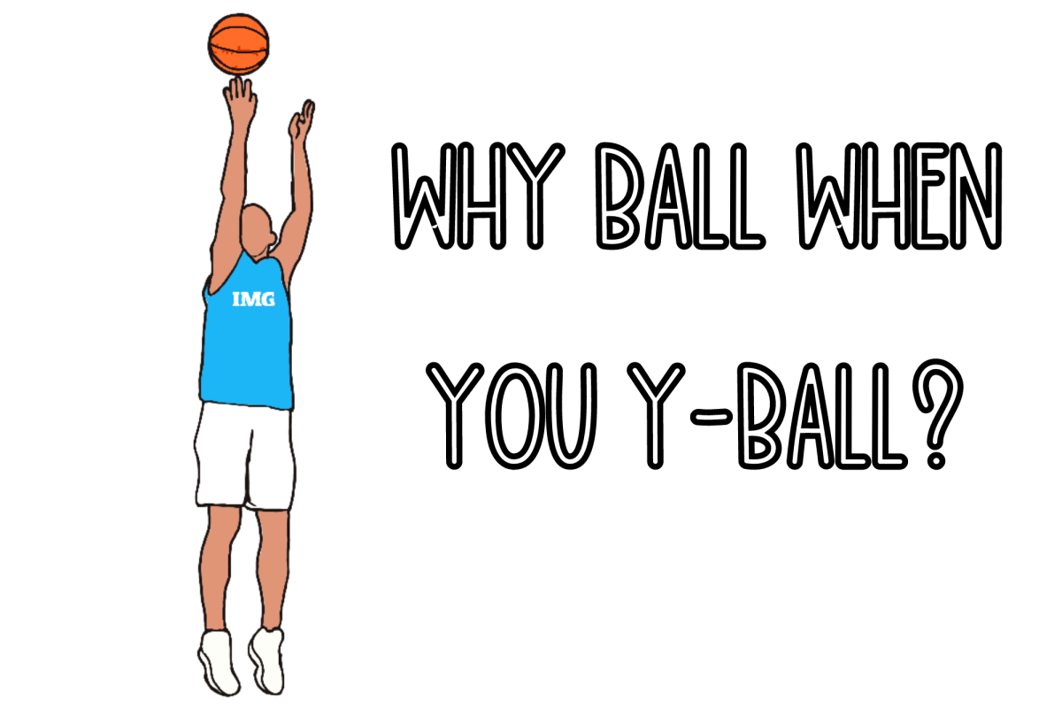 According to the YMCAs website, Y-Ball is created for both recreational and competitive purposes. Teams pays a $100 registration fee to play. (Artwork by Sara Mathison)