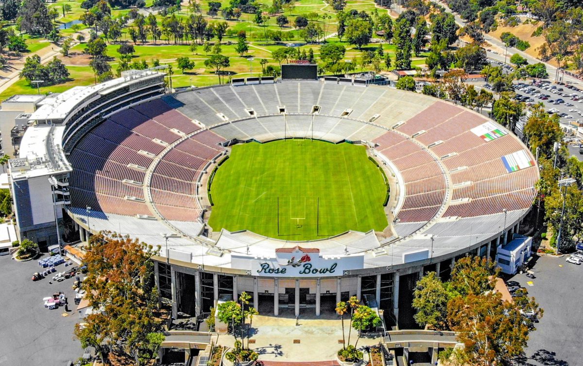The Rose Bowl, home of the UCLA Bruins.