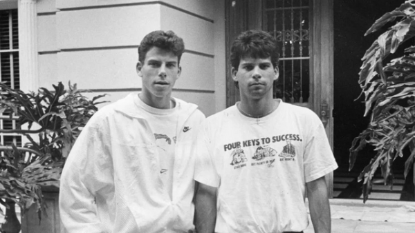 Lyle Menendez on the far left and his little brother Erik. Both have been in the media recently due to Netflix's movie and documentary about them killing their parents. (Photo used with permission by Wikimedia/Orsf)