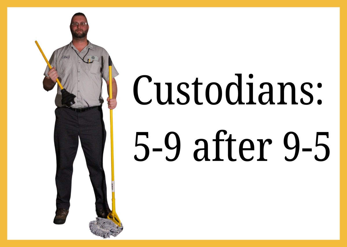  Jonathan Bright is the custodian night supervisors at LHS. Several tasks that are done to create a clean and safe environment at LHS are done after hours by Bright and his co-workers. 