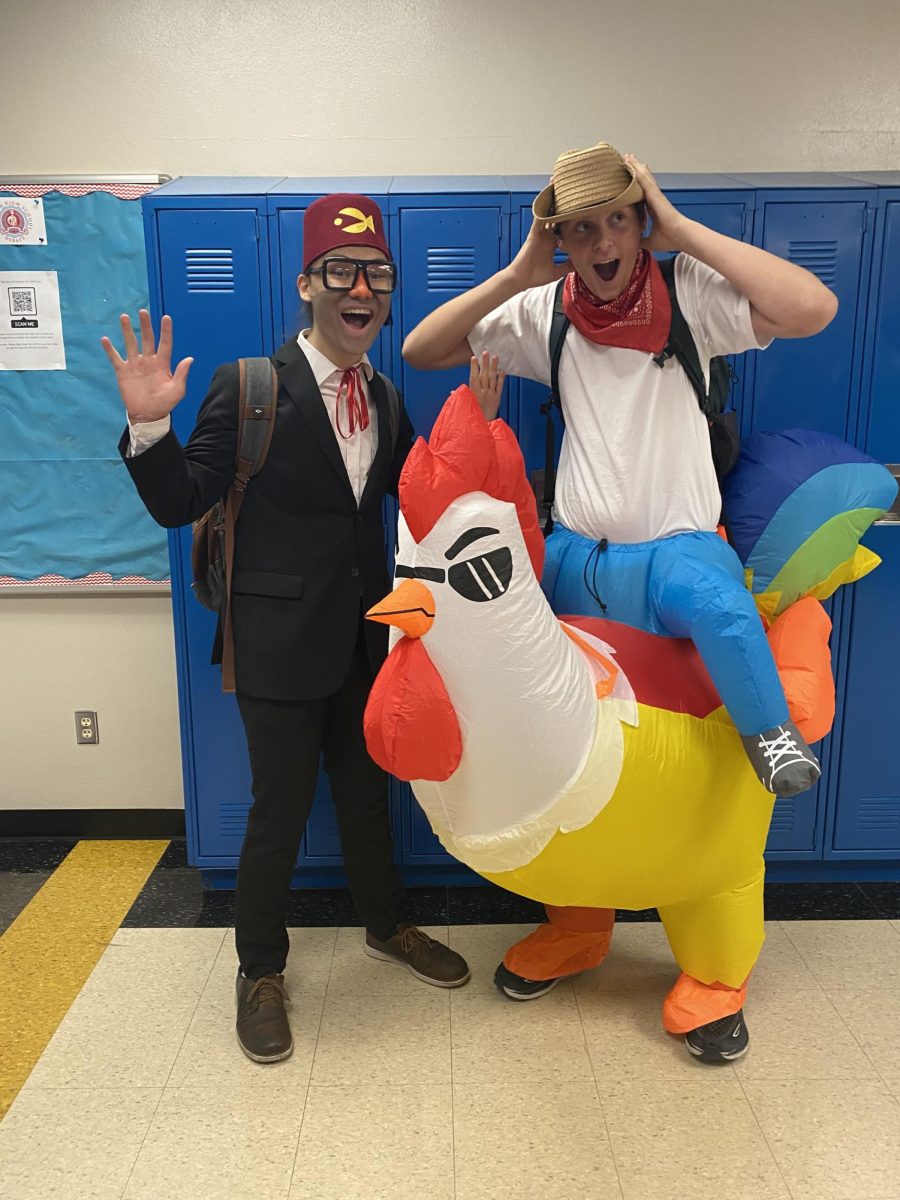 Gibson Wood and James Moser-Character from Gravity Falls and Chicken
