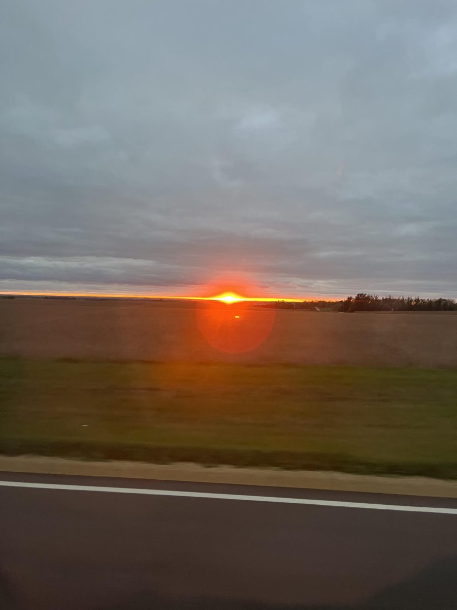 Sunset in White, SD.