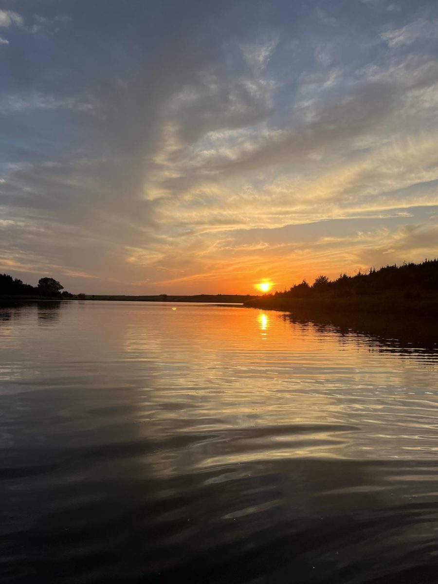 Sunset on Lake Vermillion, SD.