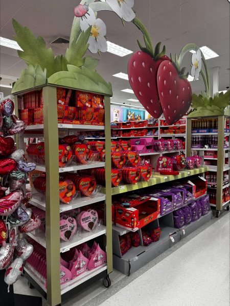 Target’s wide selection of Valentine's day treats. 