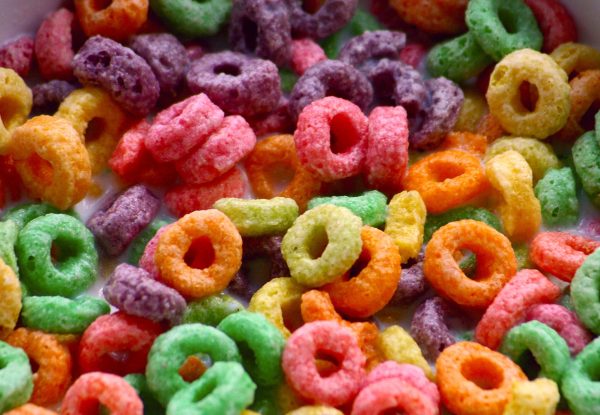 Froot Loops, a General Mills cereal, will need to modify their recipe to exclude the newly banned dyes. (Photo used with permission by Wikimedia Commons)
