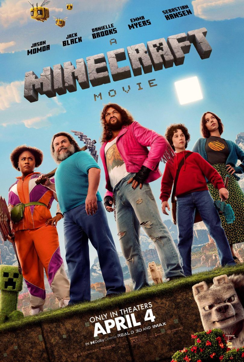 The poster for A Minecraft Movie. (Photo used with permission by Warner Bros.)