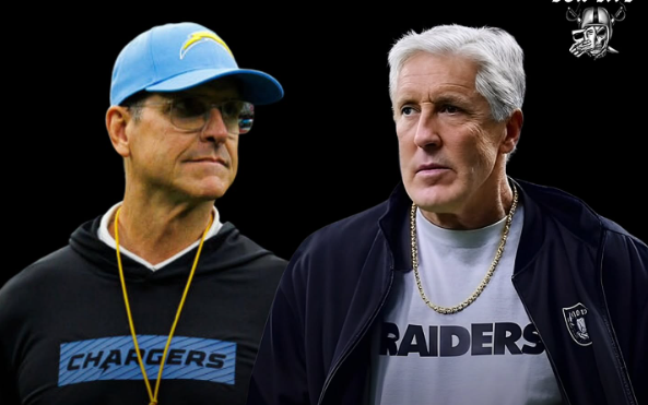 According to ESPN, Jim Harbaugh and Pete Carroll have been rivals since 2007
that has included their coaching of college and NFL teams (Photo used with permission by Instgram/@deathstarreportlive).
 

