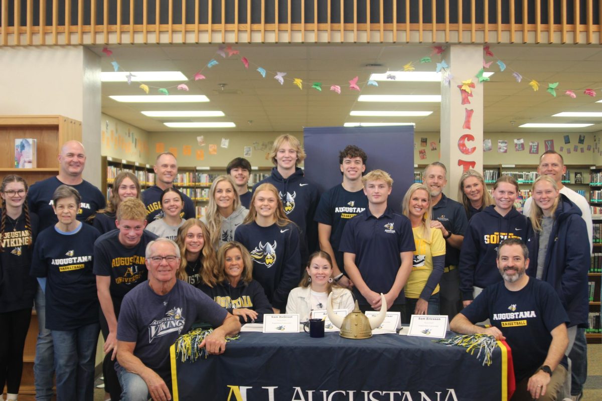 Five LHS students are signed to play athletics at Augustana University starting in 2026.