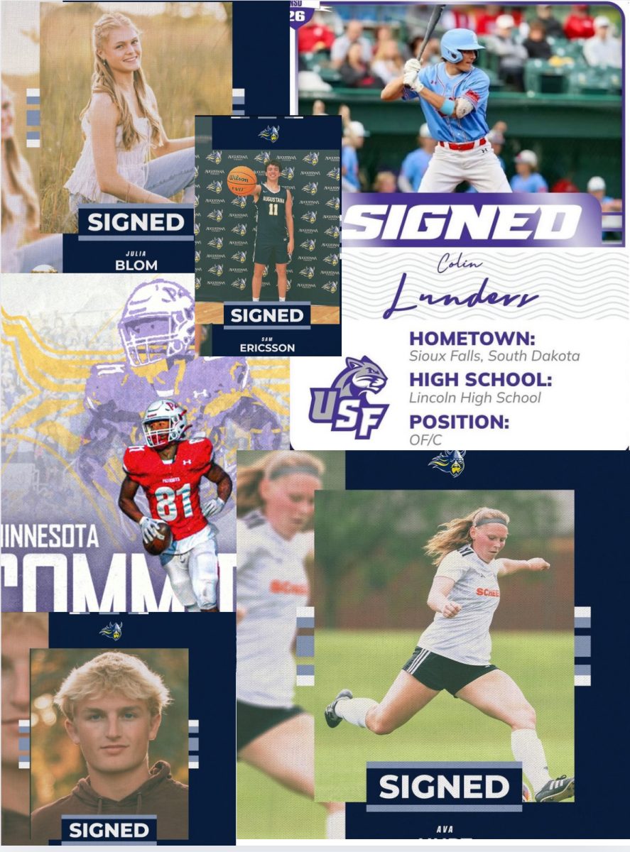 Athletes from LHS who are planning to further their athletic careers in college (Photos used with permission by LHS students).