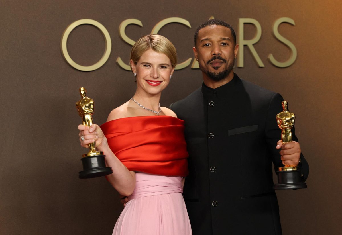 Jessie Buckley, winner of the Oscar for Best Actress for "Hamnet, and Michael B. Jordan winner of the Oscar for Best Actor for "Sinners" REUTERS/Mario Anzuoni