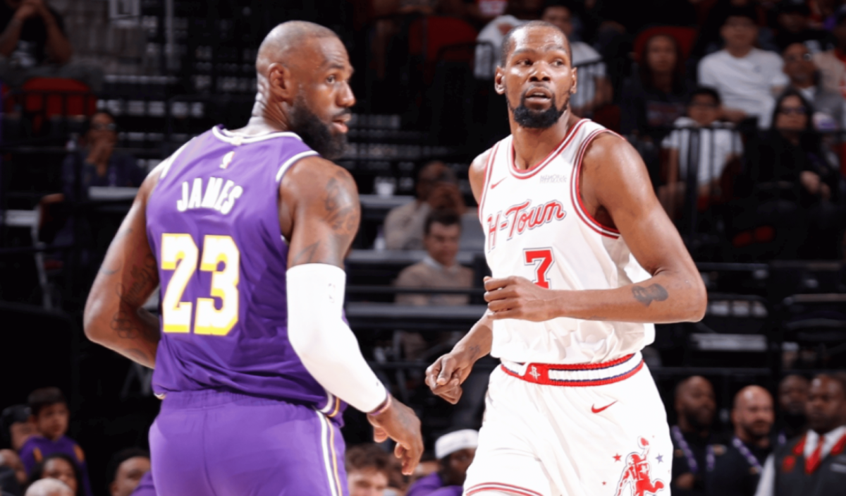 Lebron James and Kevin Durant look to take down each other and defend their legacies as the 5th-seeded Rockets take on the 4th-seeded Lakers in the first round of the 2026 NBA Playoffs (Photo used with permission by Instagram/somoshoustonrockets)