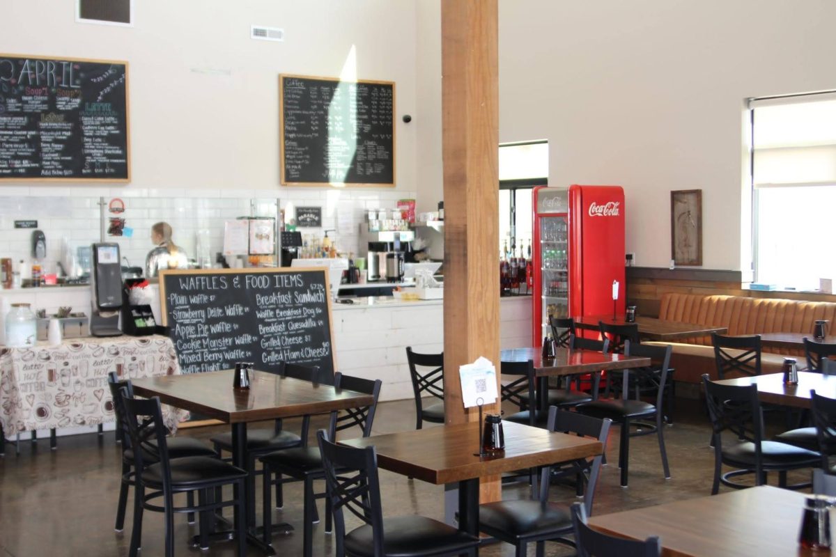 Cafe where shoppers can rest their feet and fuel their bodies.