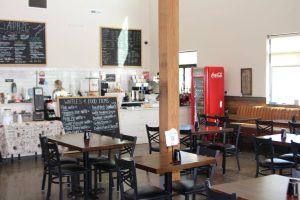 Cafe where shoppers can rest their feet and fuel their bodies.